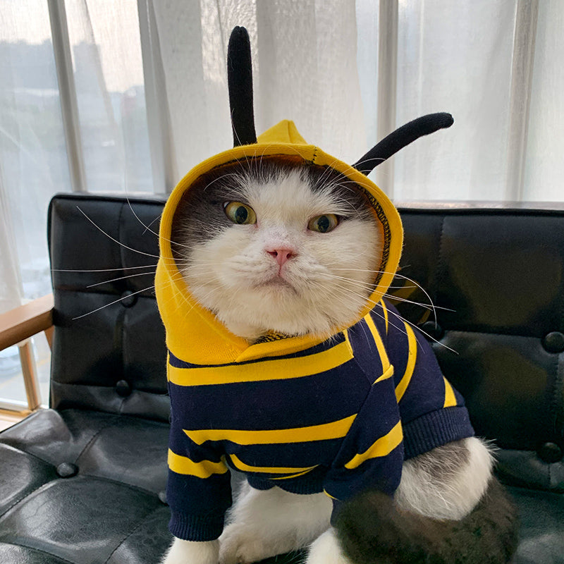 Cozy Bumblebee Dog Costume Hoodie