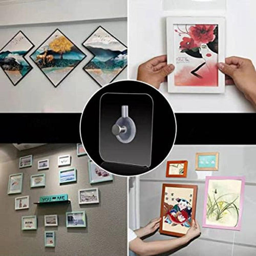 10-Pack Damage-Free Adhesive Picture Hooks