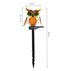 Solar Owl Garden Light