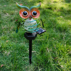 Solar Owl Garden Light