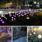 2-Pack Solar Dandelion Garden Lights