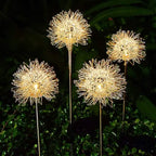 2-Pack Solar Dandelion Garden Lights