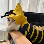 Cozy Bumblebee Dog Costume Hoodie