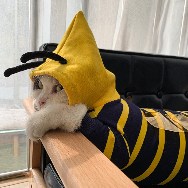 Cozy Bumblebee Dog Costume Hoodie