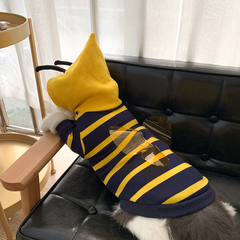 Cozy Bumblebee Dog Costume Hoodie