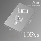 10-Pack Damage-Free Adhesive Picture Hooks