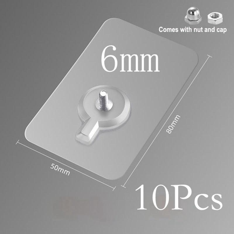 10-Pack Damage-Free Adhesive Picture Hooks