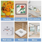 10-Pack Damage-Free Adhesive Picture Hooks