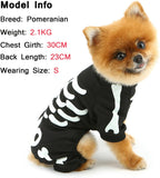 Glow-in-the-Dark Skeleton Dog Costume