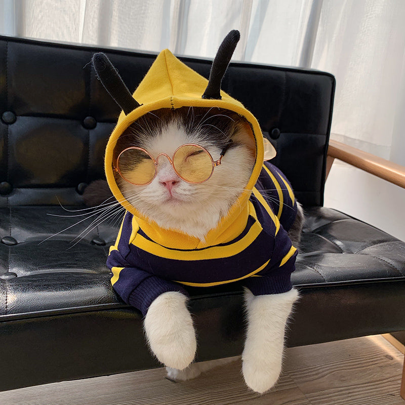 Cozy Bumblebee Dog Costume Hoodie