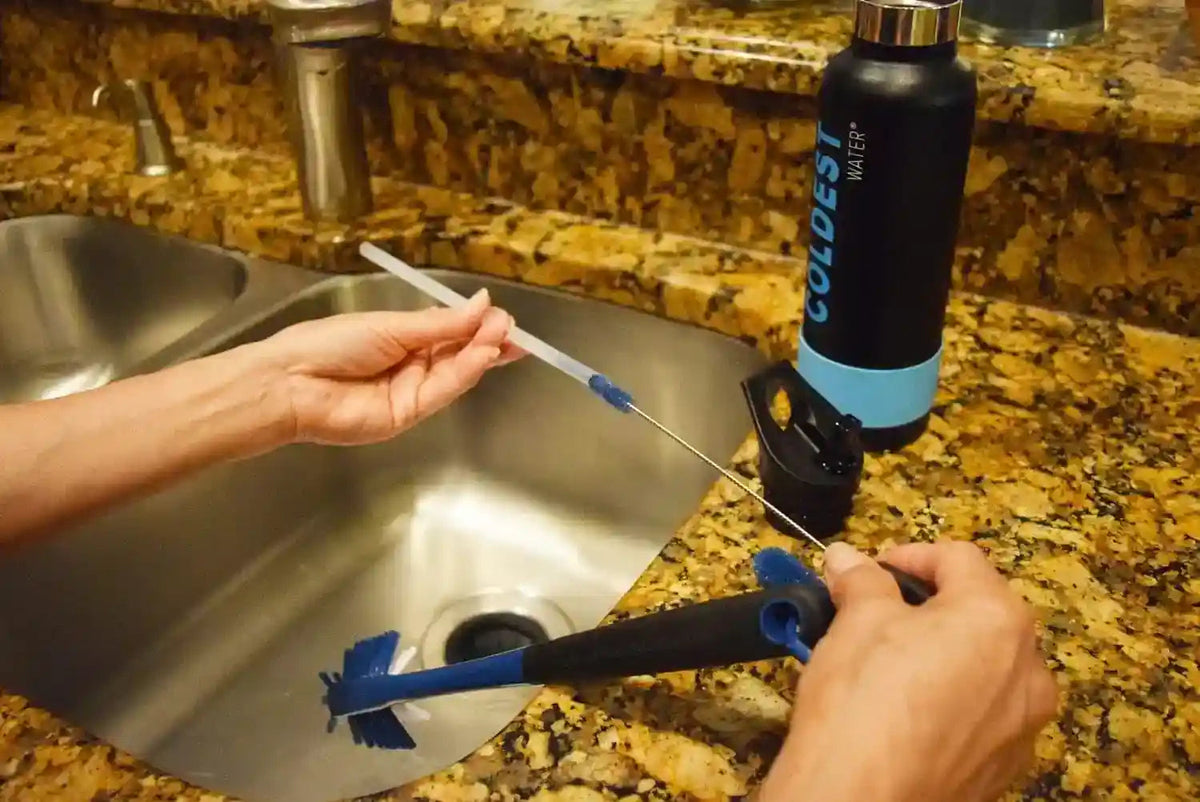 The Coldest 3-in-1 Water Bottle Cleaning Brush