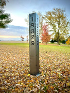 XL Solar Address Pillar Light